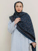 Hiba Ajrak Hijab - Blue Kashi