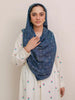 Huda Ajrak Hijab - Blue