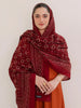 Huda Ajrak Hijab - Red Kashi