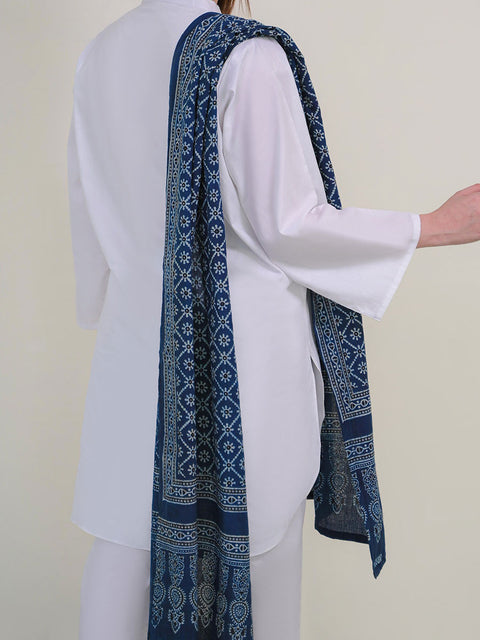 Mohen Ajrak Scarf - Blue