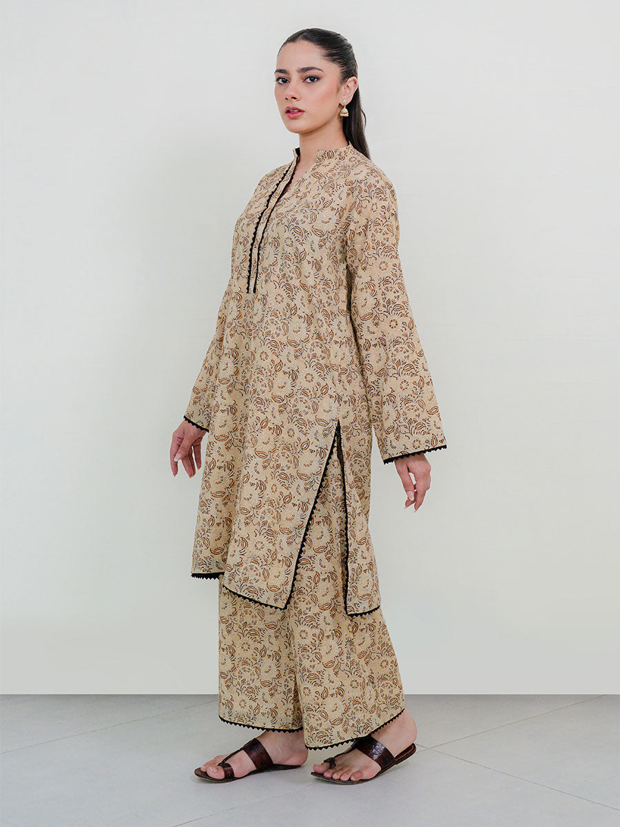 Rahat - 2 Piece Ajrak Co-Ord Set– TASSUR