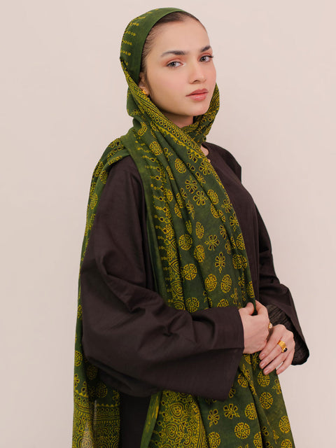 Behnaz Ajrak Hijab - Green