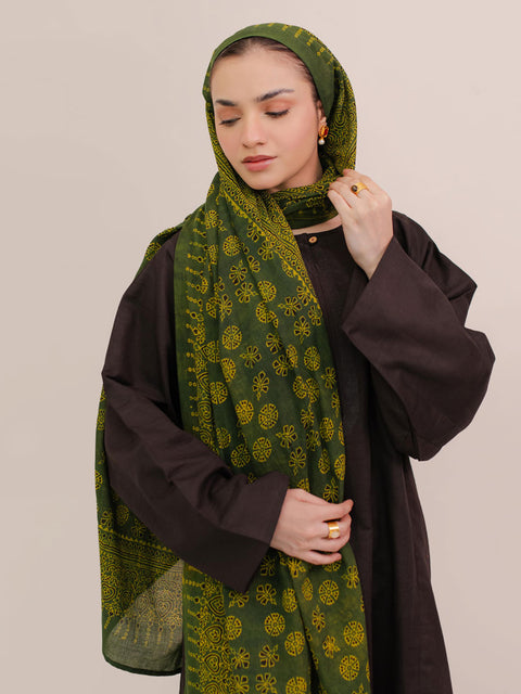 Behnaz Ajrak Hijab - Green