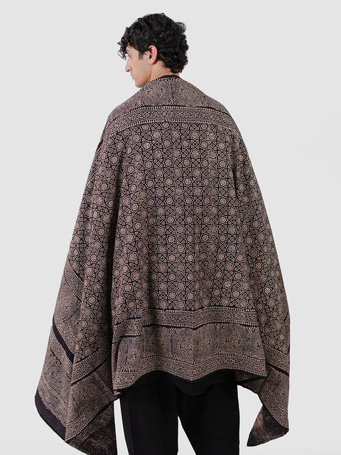 Huda Ajrak Chaadar - Black (For Him)