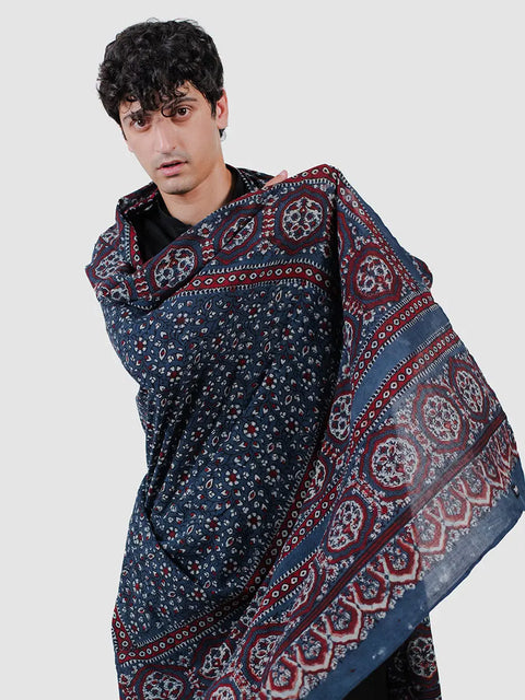 Hiba Ajrak Chaadar - Blue Kashi (For Him) TASSUR