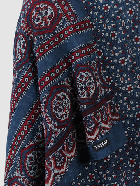 Hiba Ajrak Chaadar - Blue Kashi (For Him) TASSUR