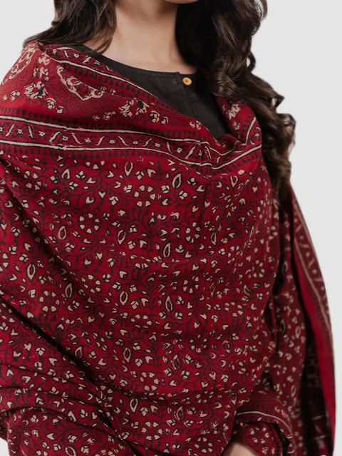 Hiba Ajrak Chaadar - Red Kashi TASSUR