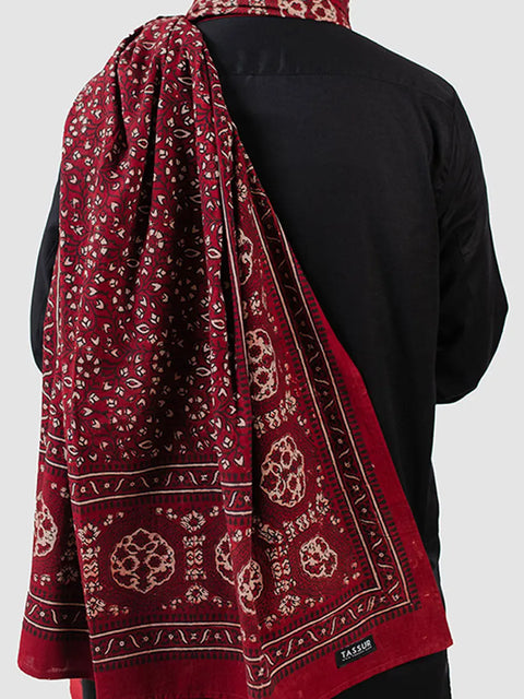 Hiba Ajrak Chaadar - Red Kashi (For Him) TASSUR