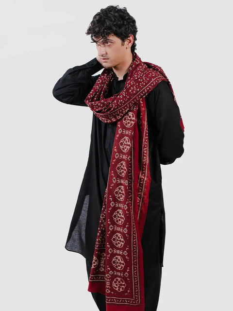 Hiba Ajrak Chaadar - Red Kashi (For Him) TASSUR