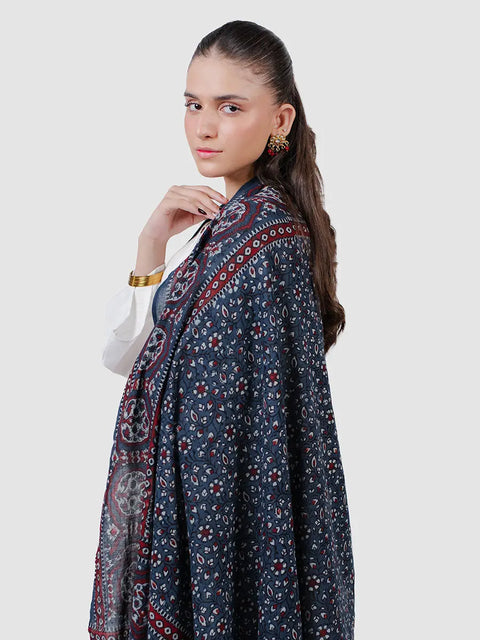 Hiba Ajrak Chaadar - Blue Kashi TASSUR