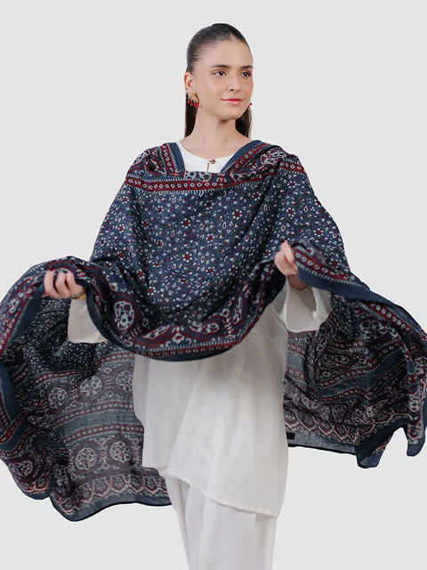 Hiba Ajrak Chaadar - Blue Kashi TASSUR