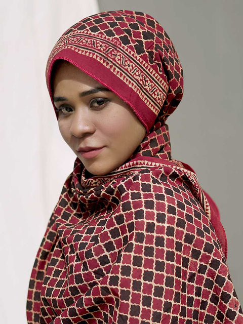 Fariba Hijab Maroon