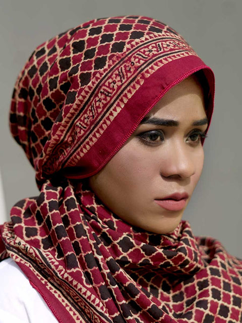 Fariba Hijab Maroon